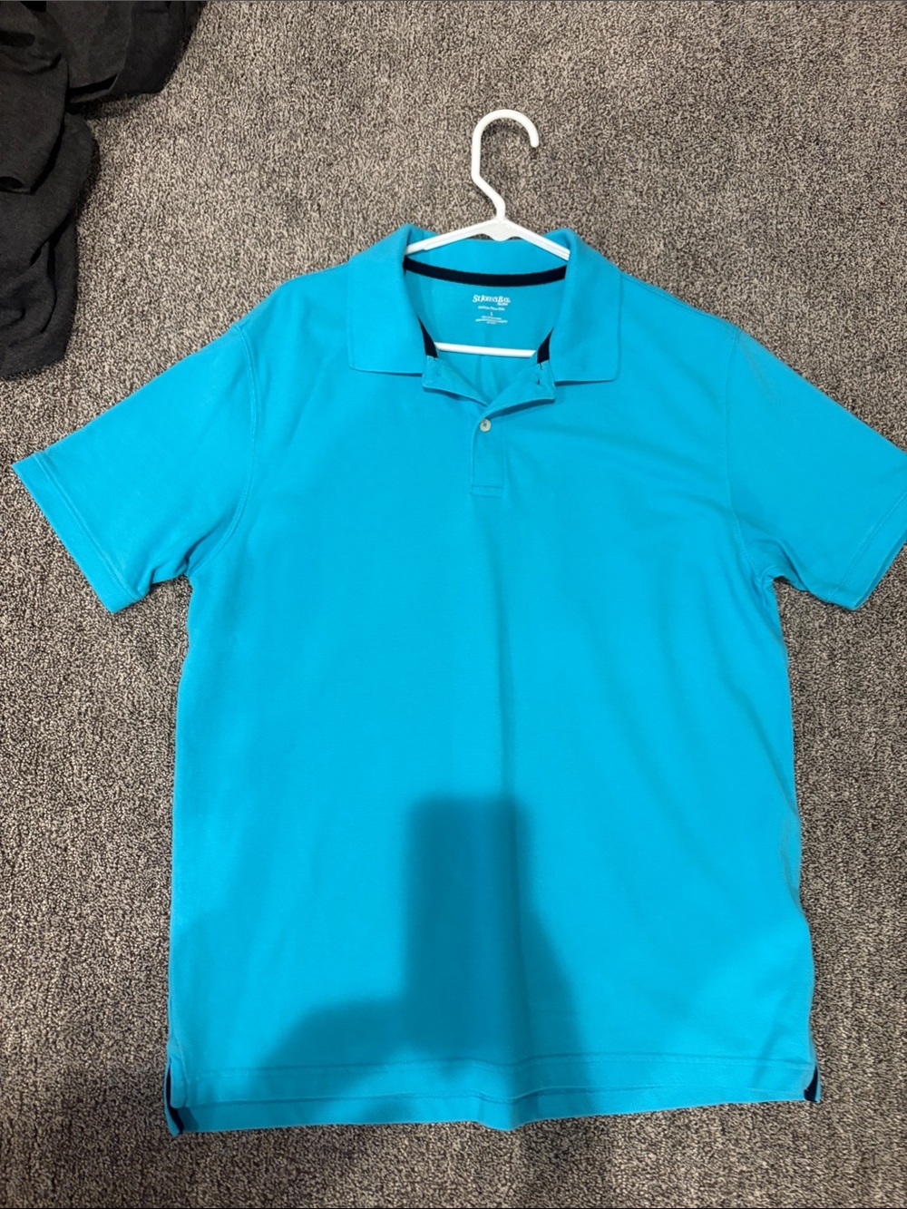 St. John's Bay Men's Polo in Turquoise Blue